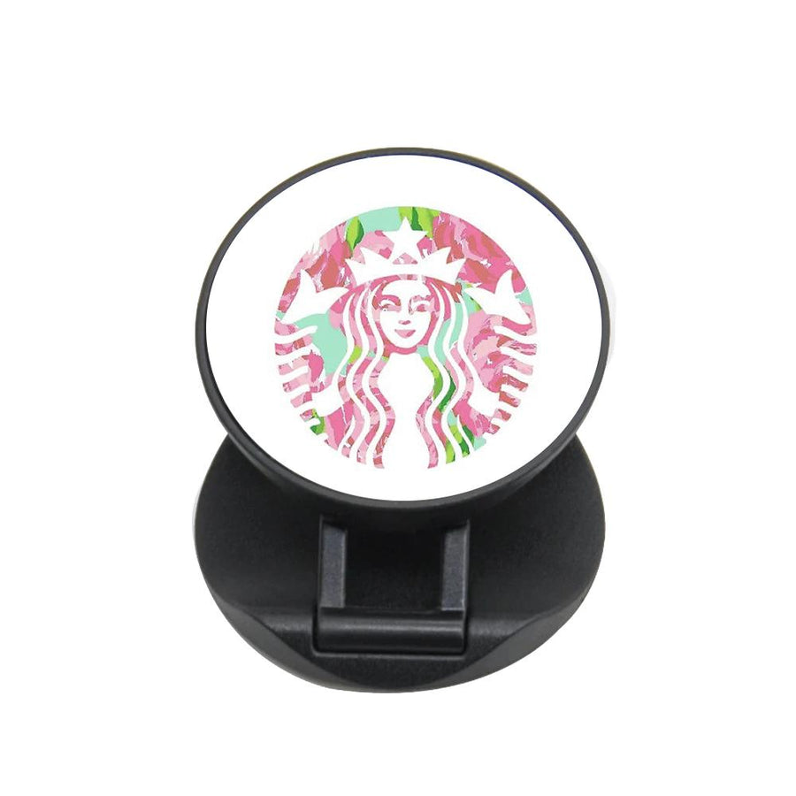 Pink Starbucks Logo FunGrip - Fun Cases