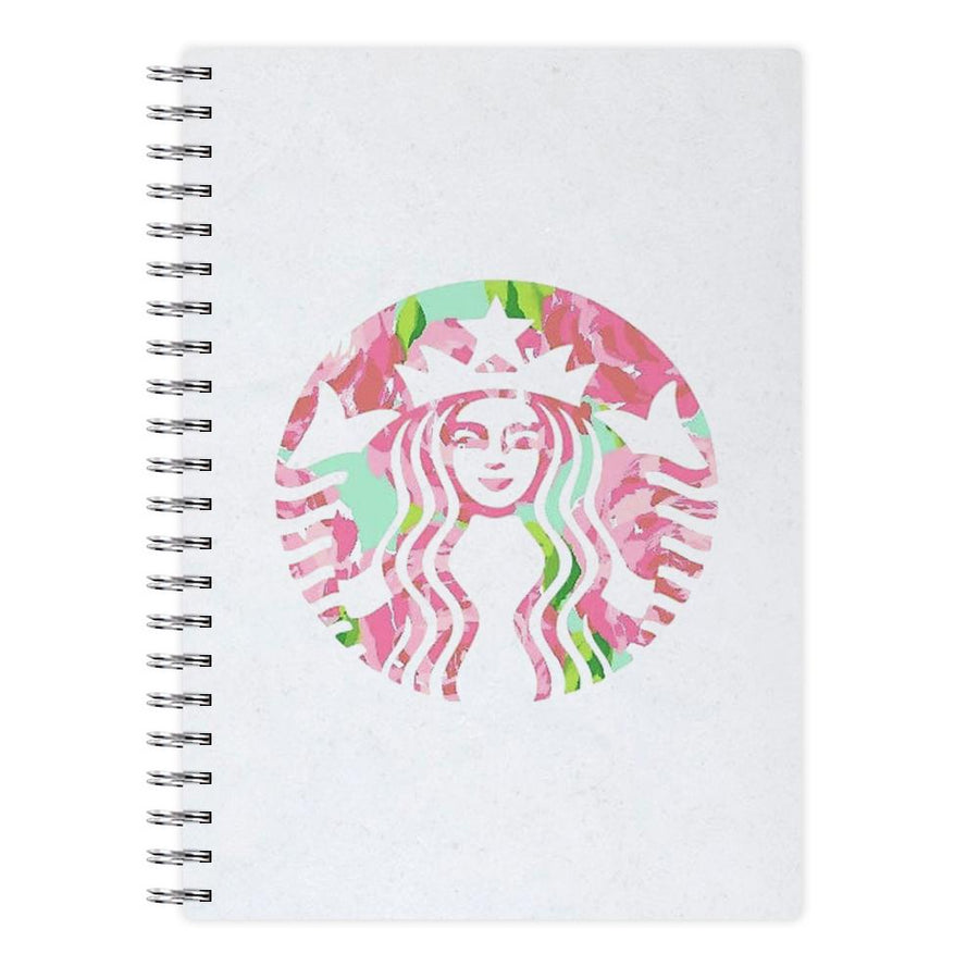 Pink Starbucks Logo Notebook - Fun Cases