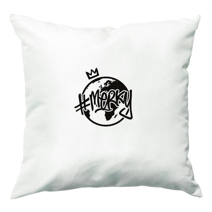 Hashtag Merky Globe Cushion