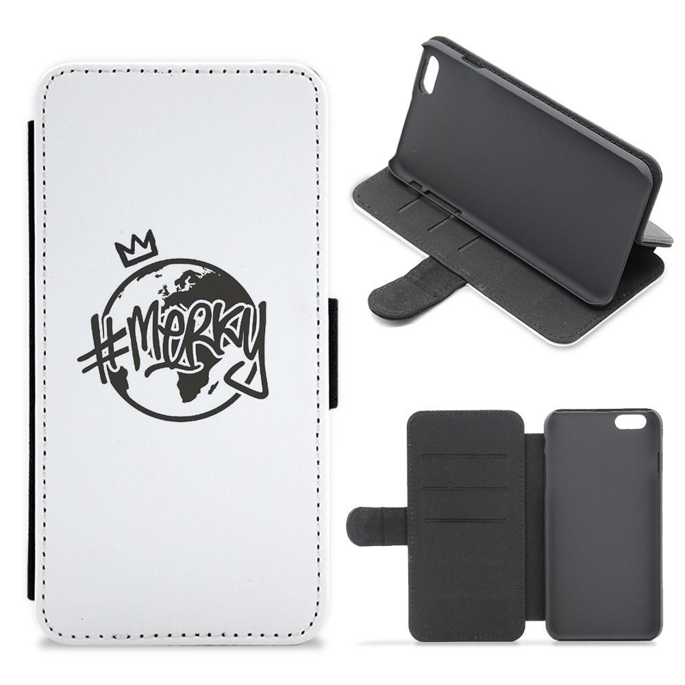 Hashtag Merky Globe - Stormzy Flip / Wallet Phone Case