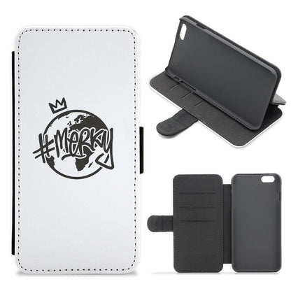 Hashtag Merky Globe - Stormzy Flip / Wallet Phone Case