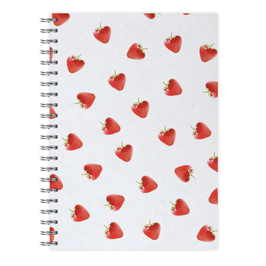 Strawberry Pattern Notebook - Fun Cases