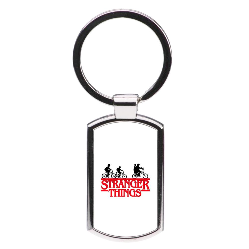 Stranger Things Cycling Logo Luxury Keyring