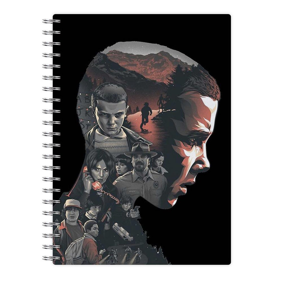 World of Upside Down - Stranger Things Notebook - Fun Cases