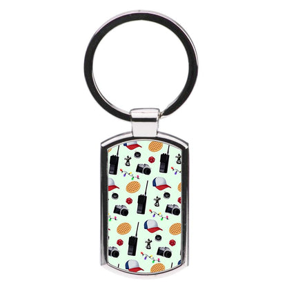 Cartoon Stranger Things Object Luxury Keyring