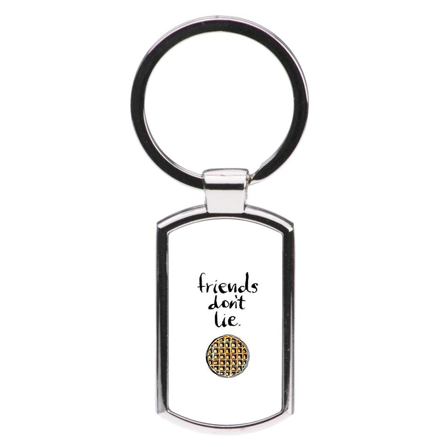 Friends Don't Lie Waffle - Stranger Things Luxury Keyring