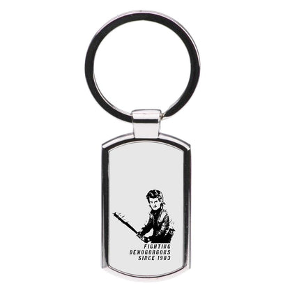 Fighting Demogorgons Since 1983 - Stranger Things Luxury Keyring