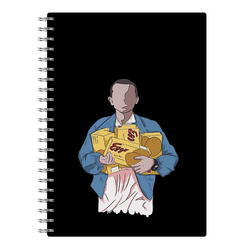 Eleven Faceless Cartoon - Stranger Things Notebook - Fun Cases