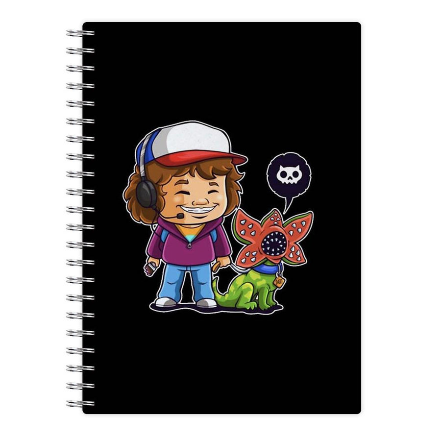Dustin and The Demogorgon - Stranger Things Notebook - Fun Cases