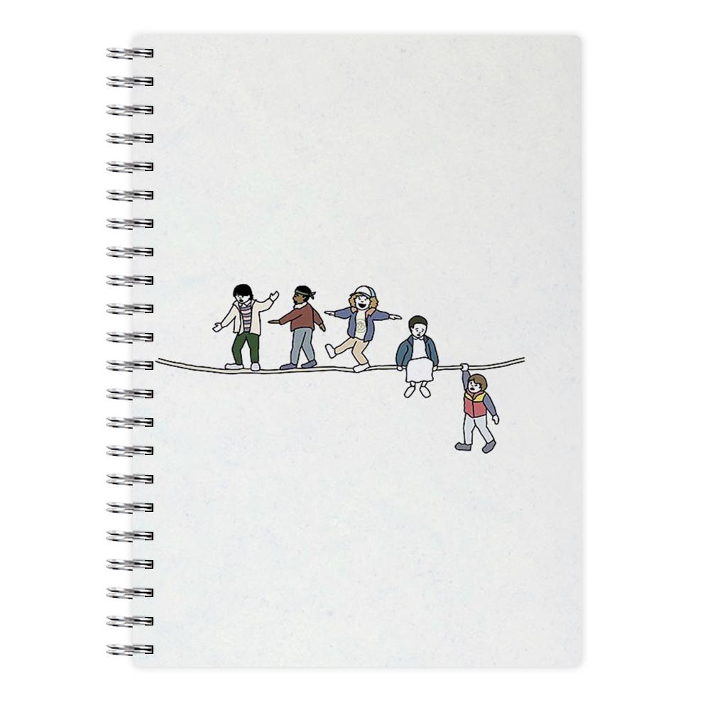 Stranger Things Acrobats Notebook - Fun Cases