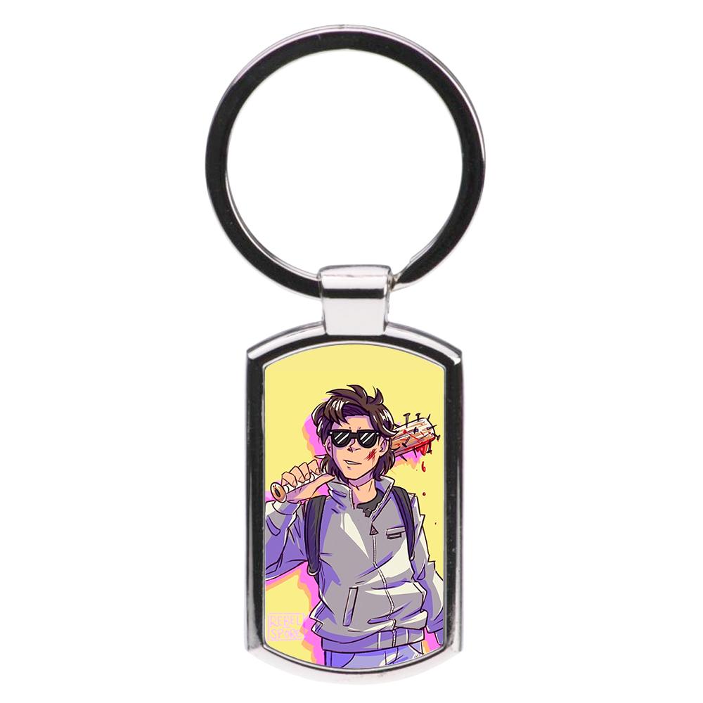 Steve Harrington Comic Cartoon Luxury Keyring