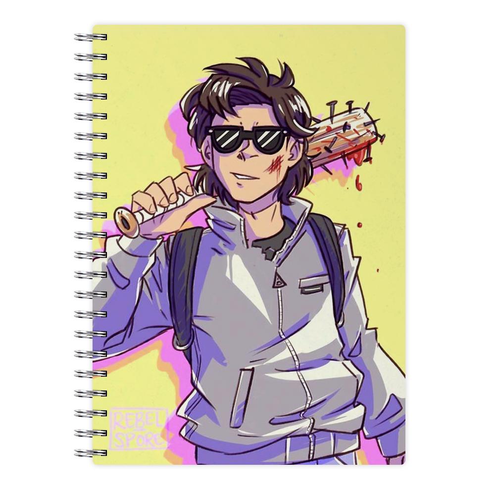 Steve Harrington Comic Cartoon Notebook - Fun Cases