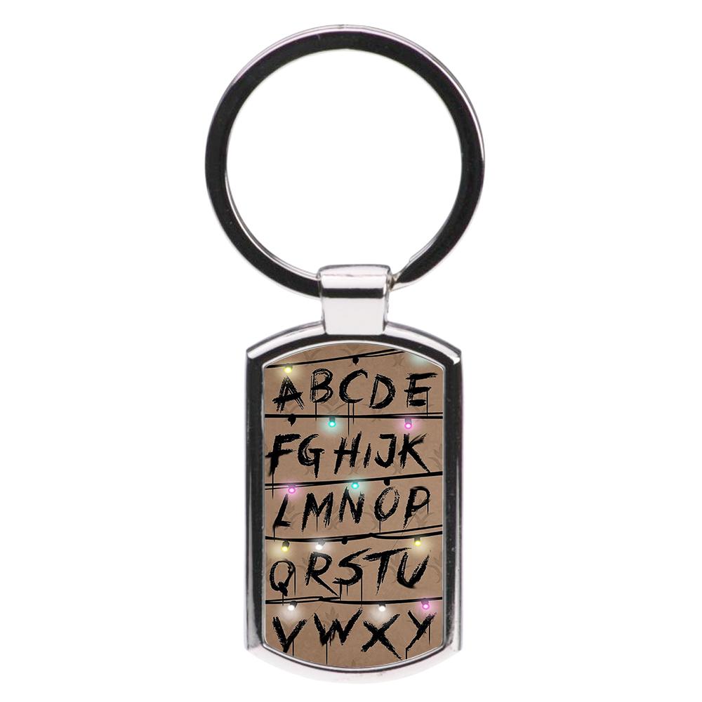 Stranger Things Alphabet Wall Luxury Keyring