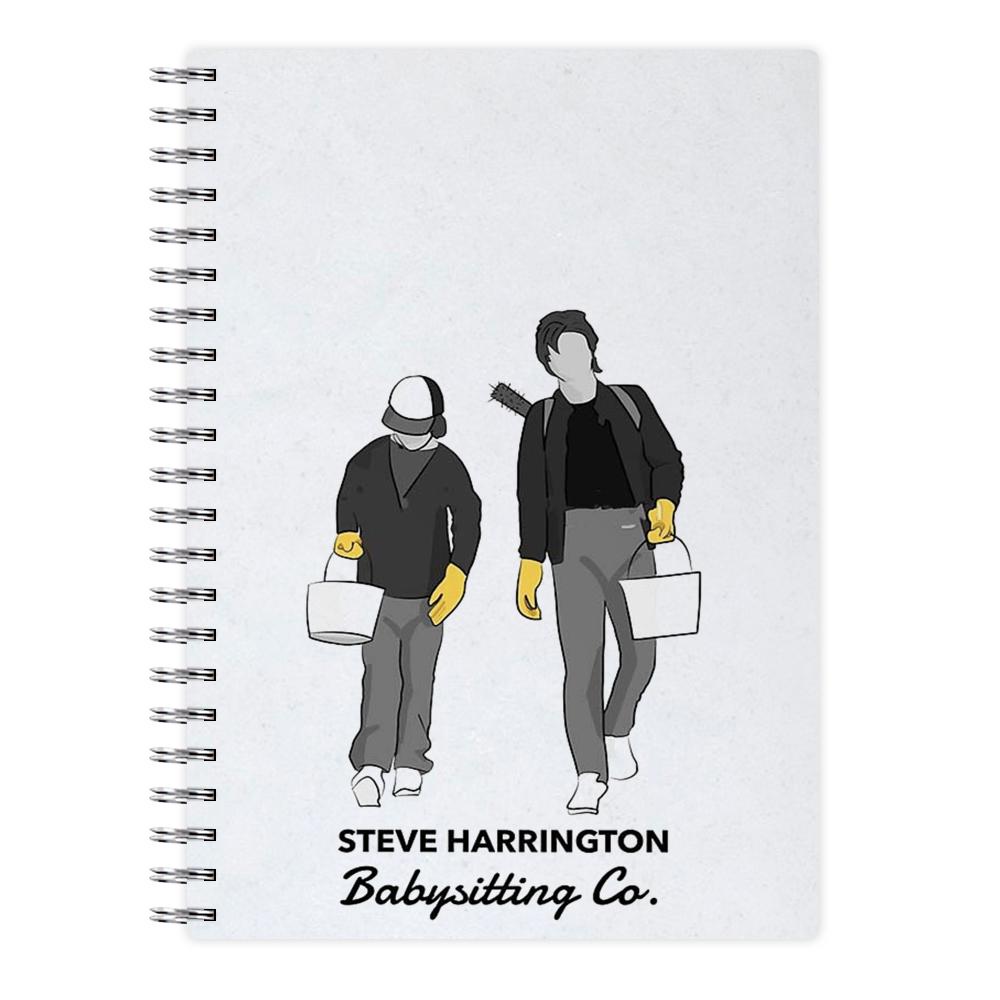 Steve Harrington Babysitting Co - Stranger Things Notebook - Fun Cases