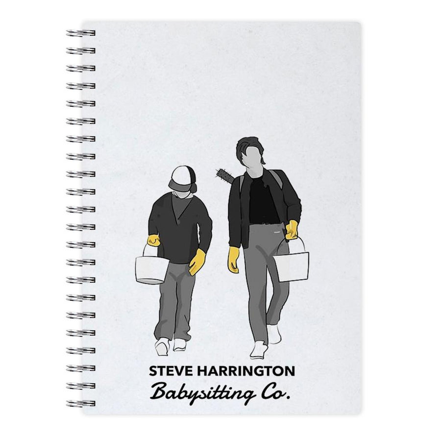 Steve Harrington Babysitting Co - Stranger Things Notebook - Fun Cases