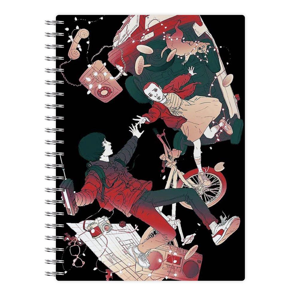 Stranger Things - Falling Notebook - Fun Cases