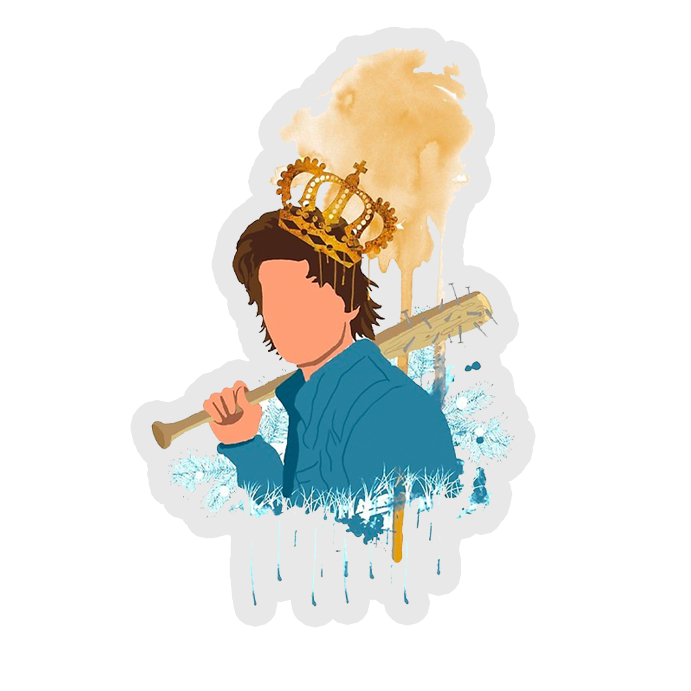 King Steve Sticker