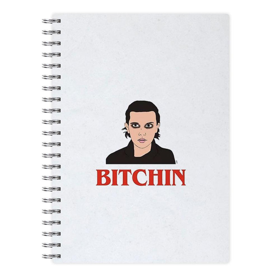 Goth Eleven Bitchin - Stranger Things Notebook - Fun Cases
