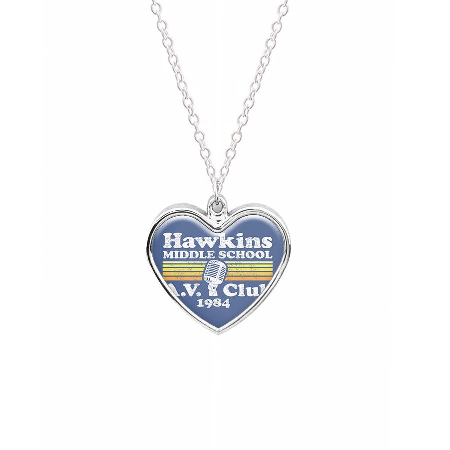 Hawkins Middle School AV Club - Stranger Things Necklace