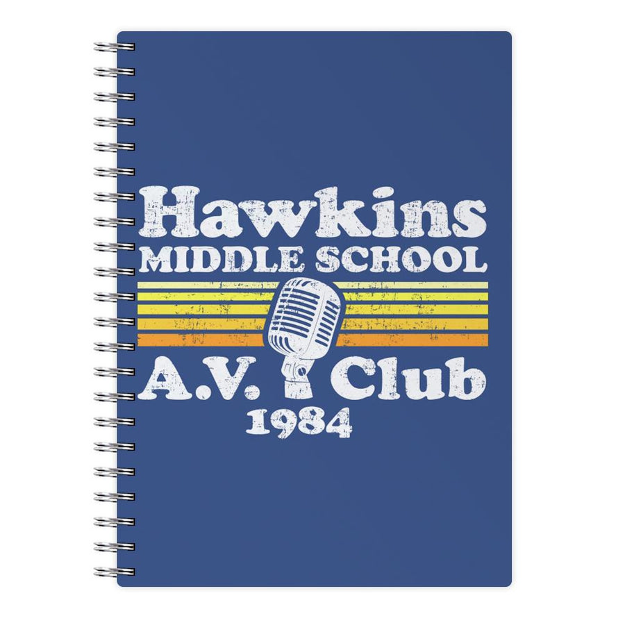 Hawkins Middle School AV Club - Stranger Things Notebook