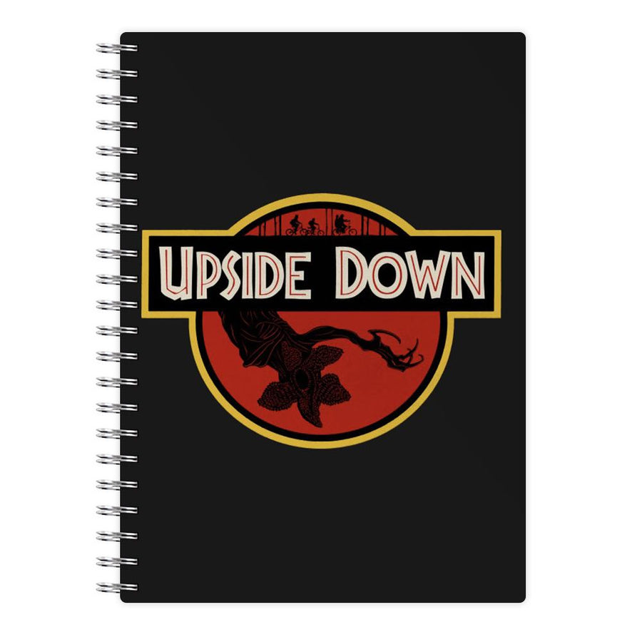 Upside Down - Jurassic Inspired Stranger Things Notebook