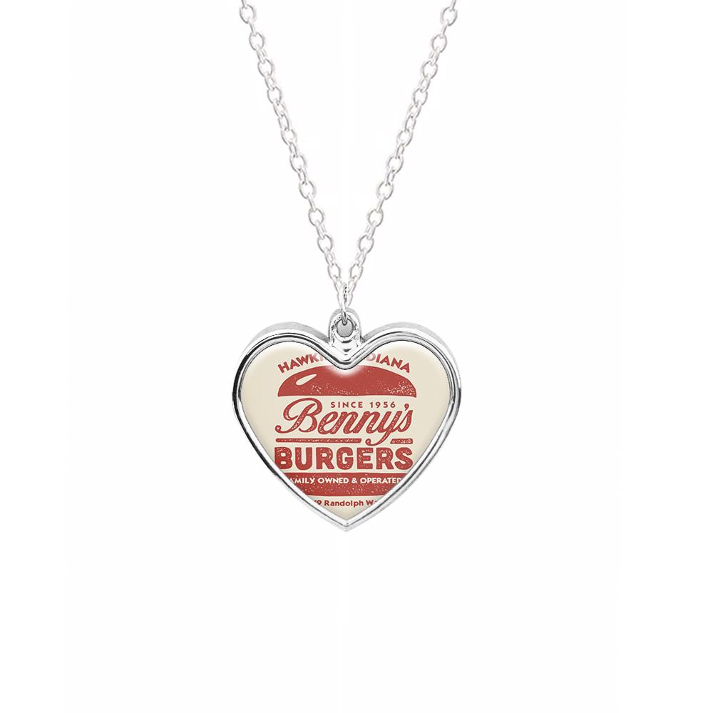 Benny's Burgers - Stranger Things Necklace