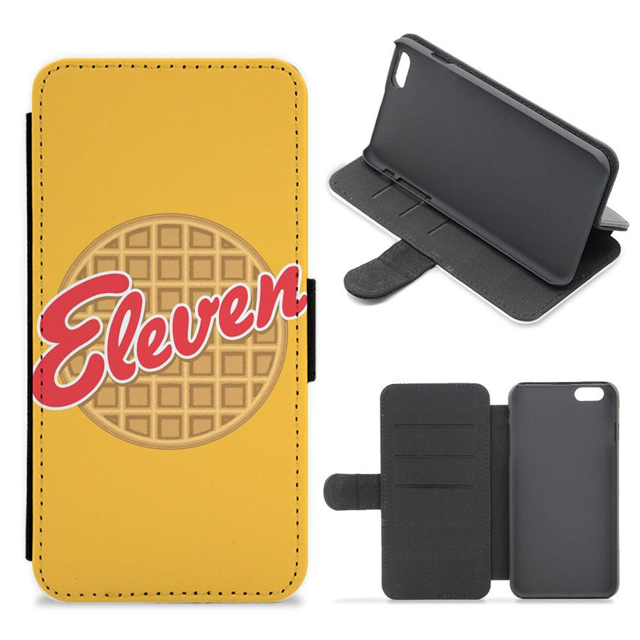 Eleven Waffles - Stranger Things Flip / Wallet Phone Case
