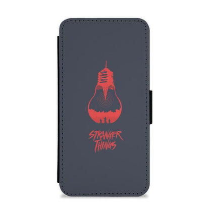 Stranger Things Lightbulb Flip / Wallet Phone Case