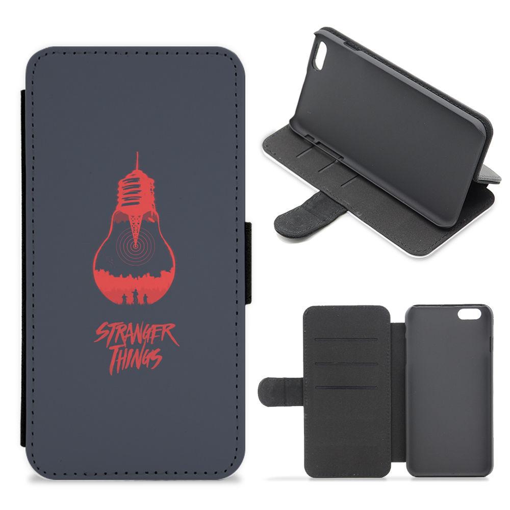 Stranger Things Lightbulb Flip / Wallet Phone Case