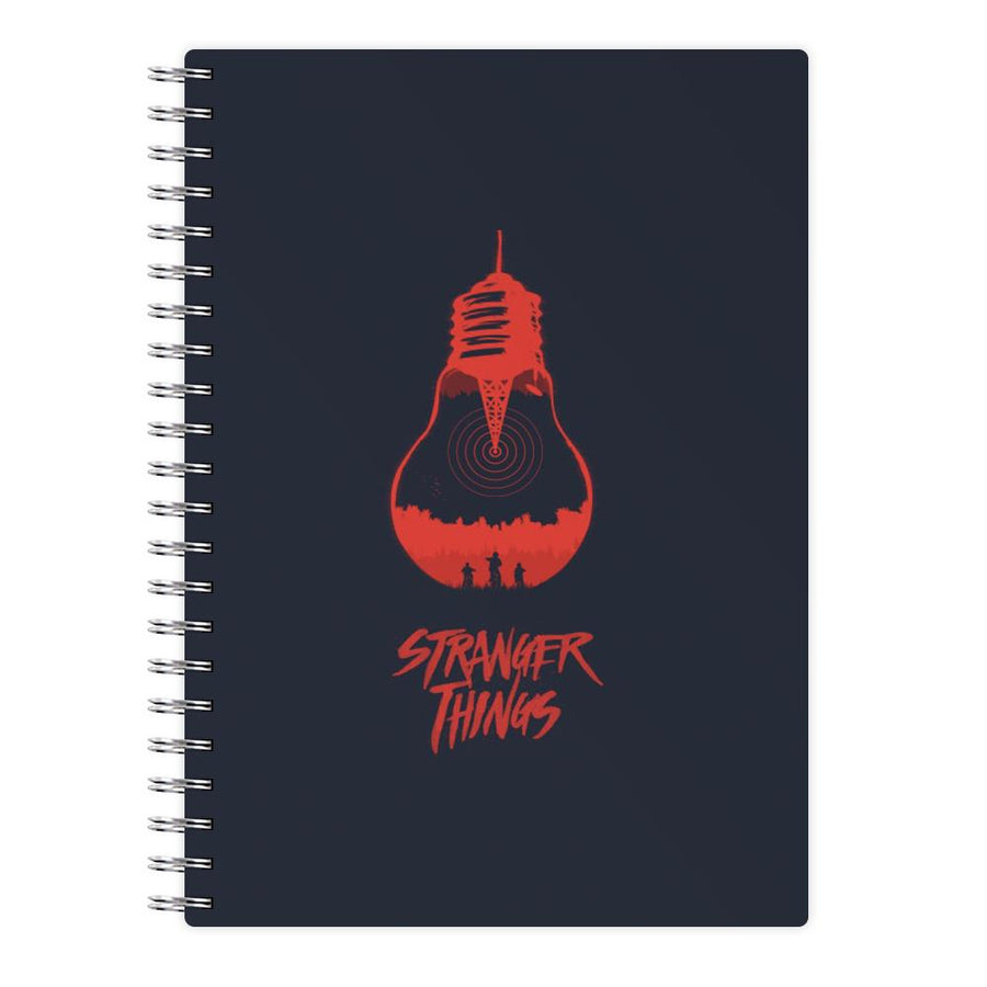 Stranger Things Lightbulb Notebook