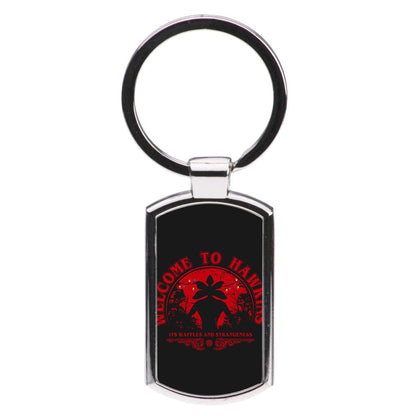 Welcome To Hawkings - Stranger Things Luxury Keyring