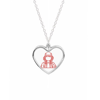 Dustin Outline Necklace