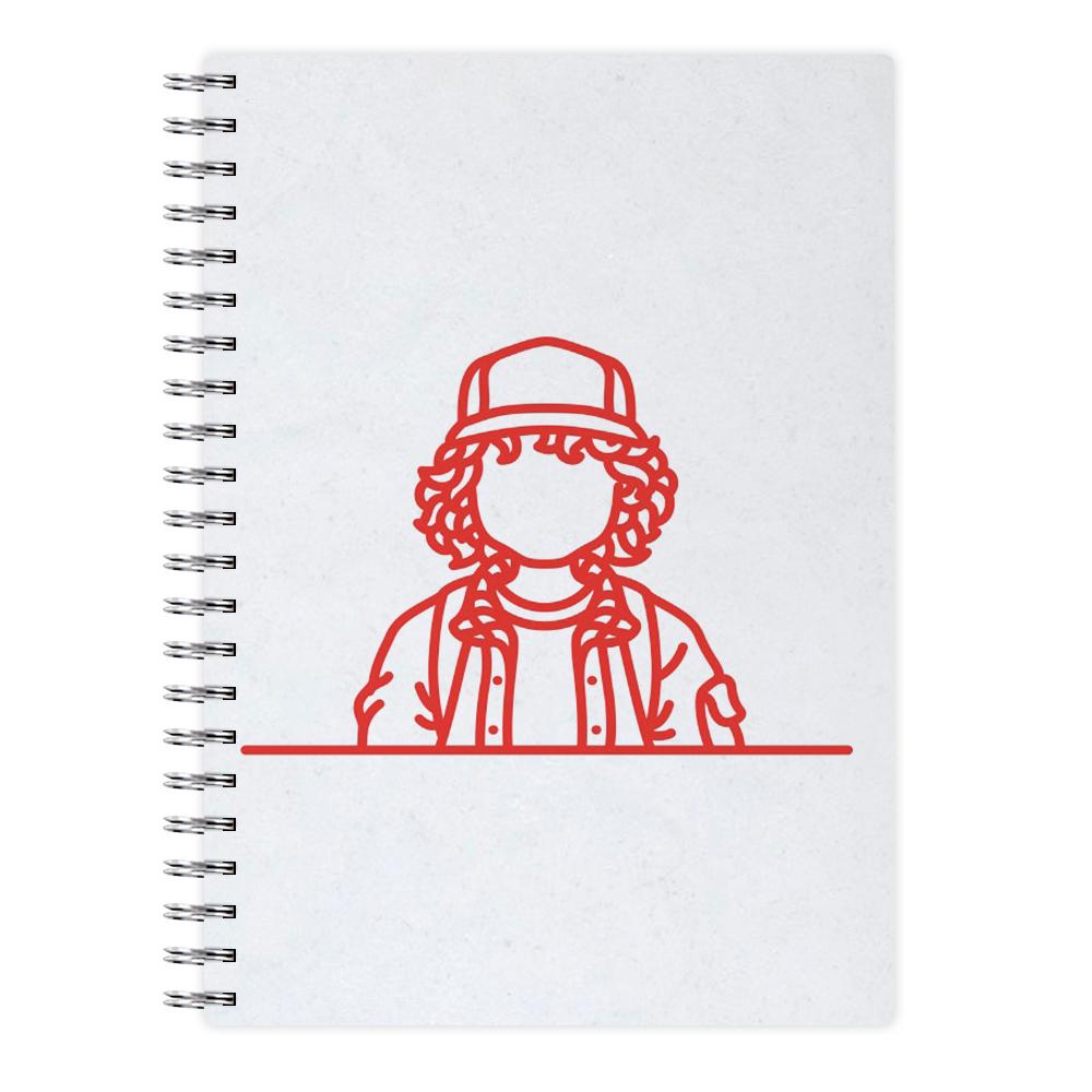 Dustin Outline - Stranger Things Notebook