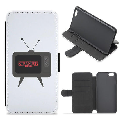 Stranger Things TV Flip / Wallet Phone Case