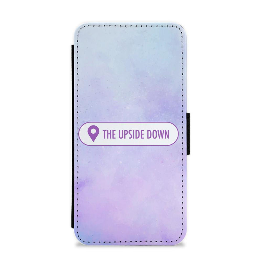 The Upside Down Galaxy - Stranger Things Flip / Wallet Phone Case