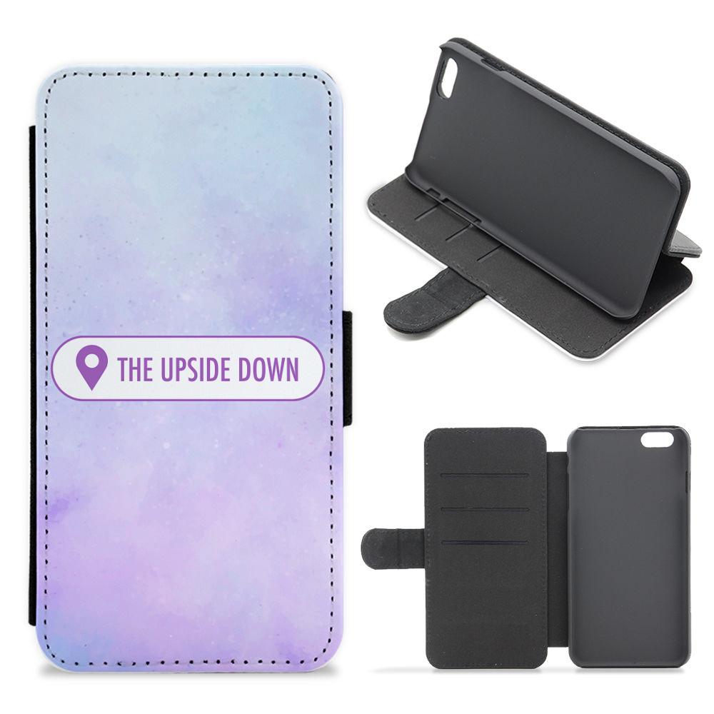 The Upside Down Galaxy - Stranger Things Flip / Wallet Phone Case