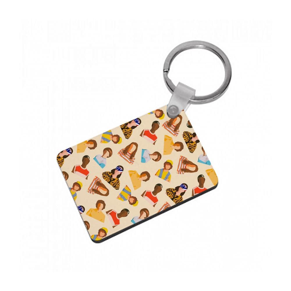 Stranger Things Pattern Keyring