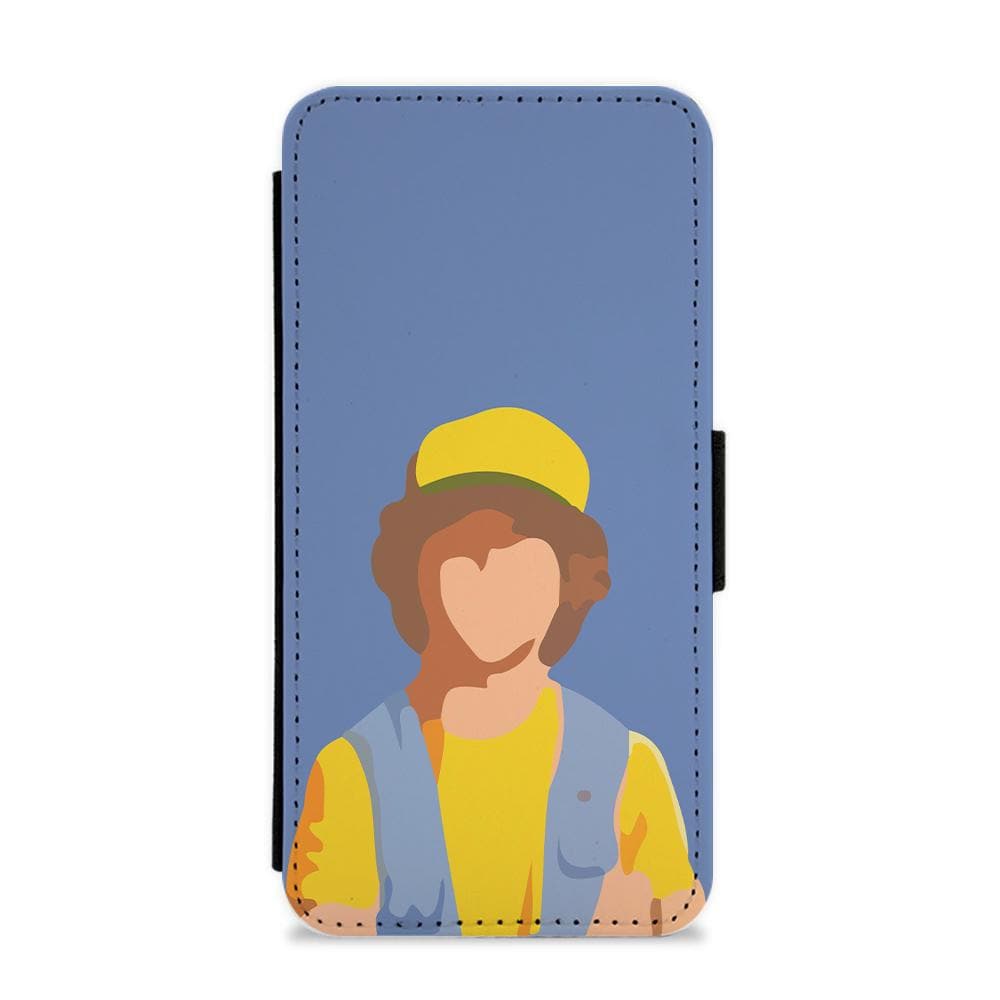 Faceless Dustin - Stranger Things Flip / Wallet Phone Case