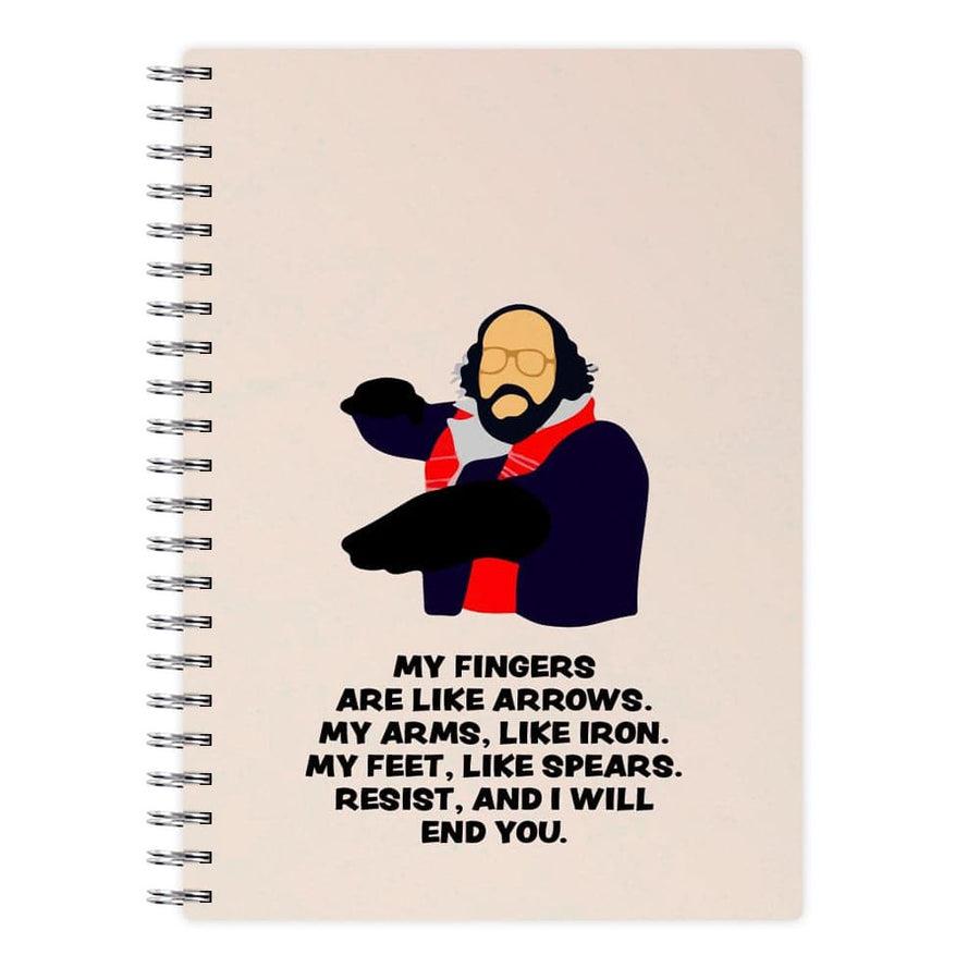 Murray Quote - Stranger Things Notebook