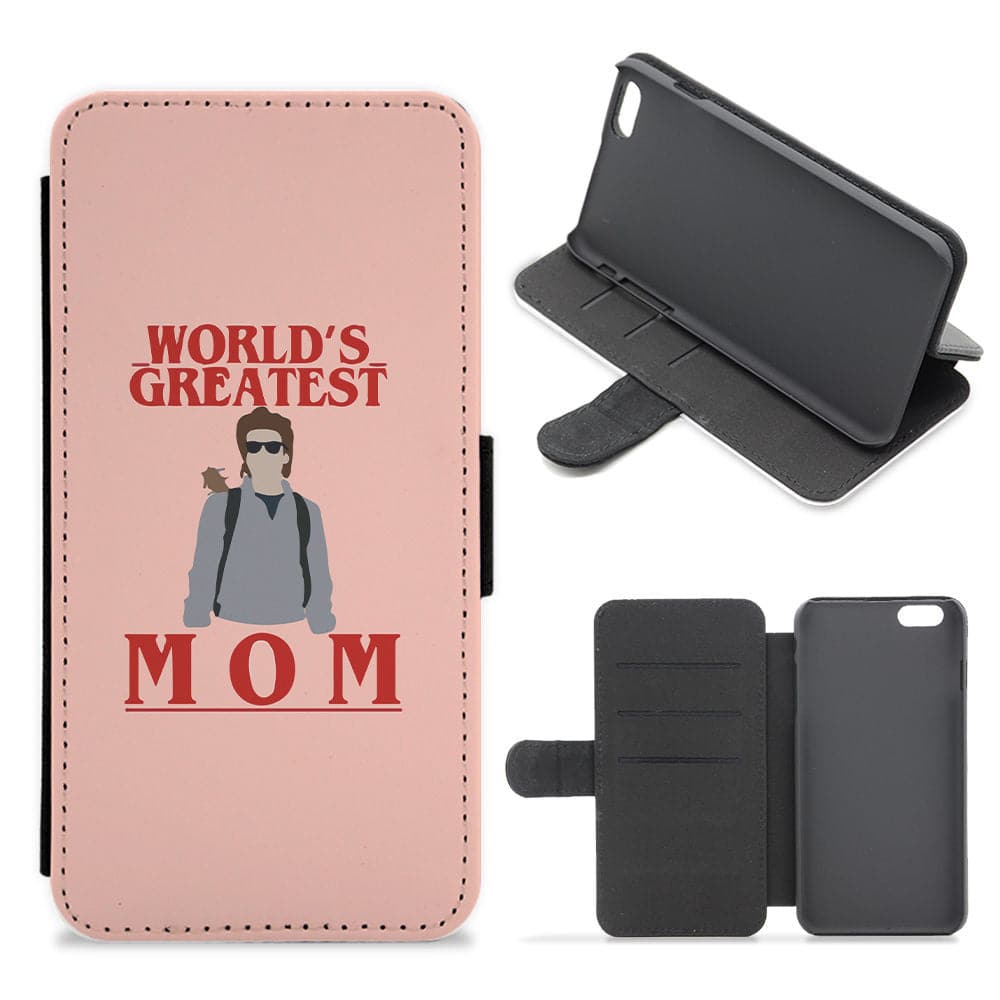 World's Greatest Mom - Stranger Things Flip / Wallet Phone Case