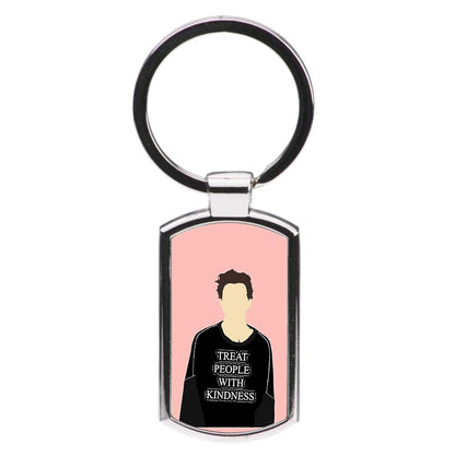 Pink Harry Styles Faceless Cartoon Luxury Keyring