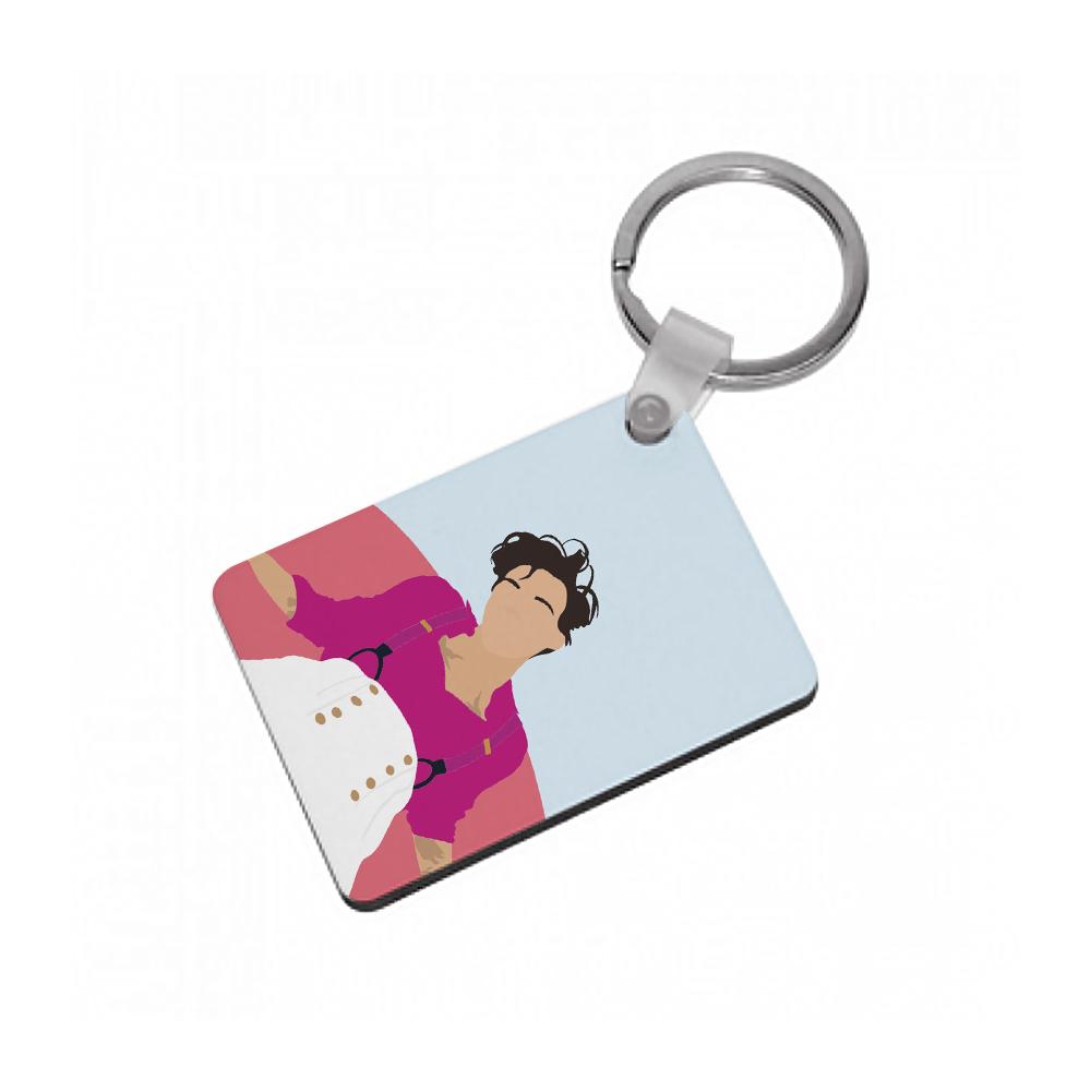 Faceless Harry Styles Keyring