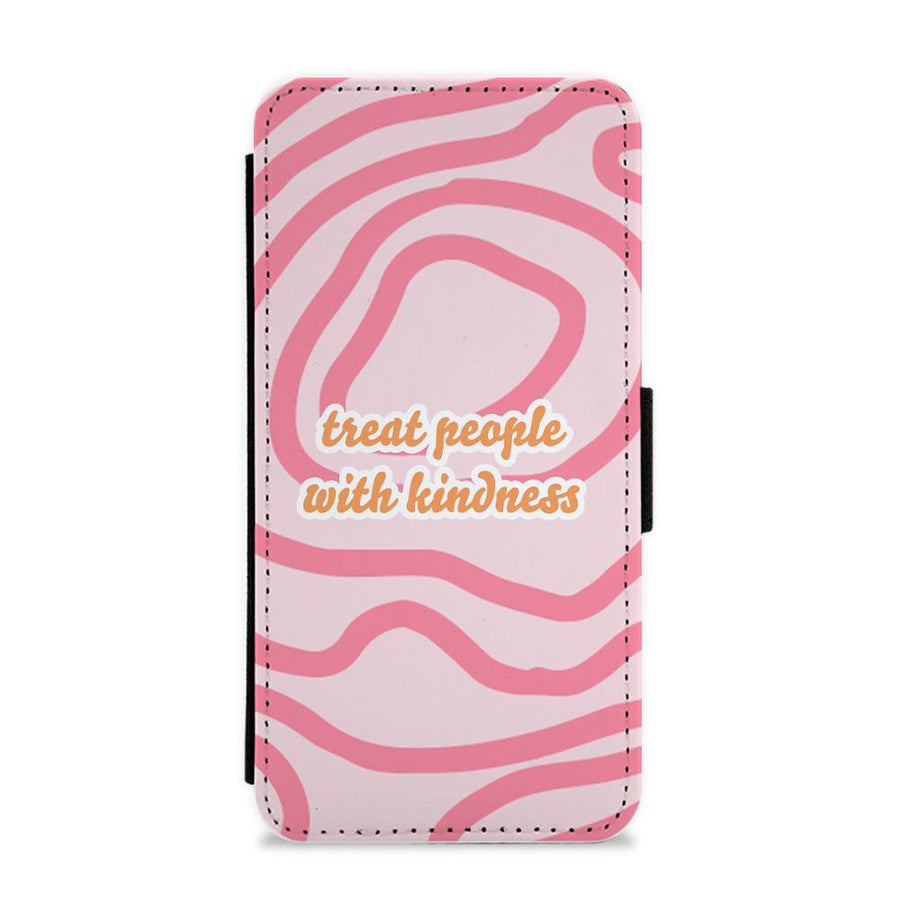 Treat People With Kindness - Harry Styles Flip / Wallet Phone Case