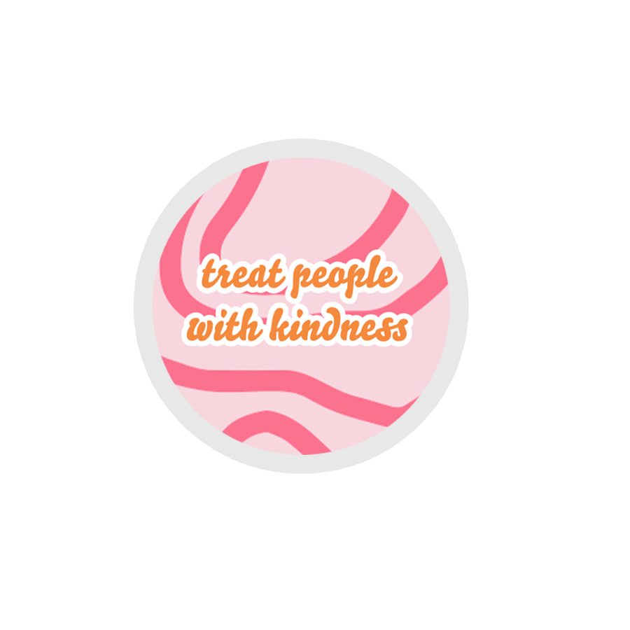Treat People With Kindness - Harry Sticker