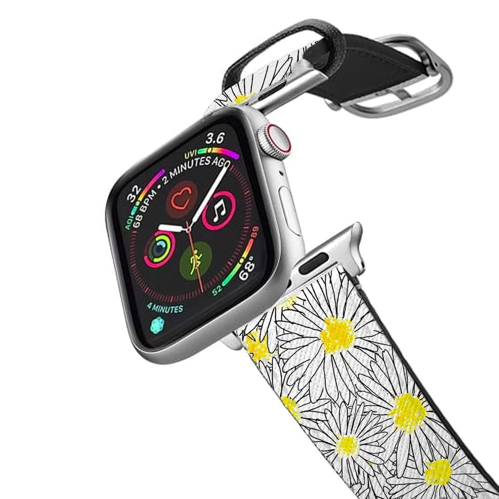 Cute Daisy Pattern Apple Watch Strap