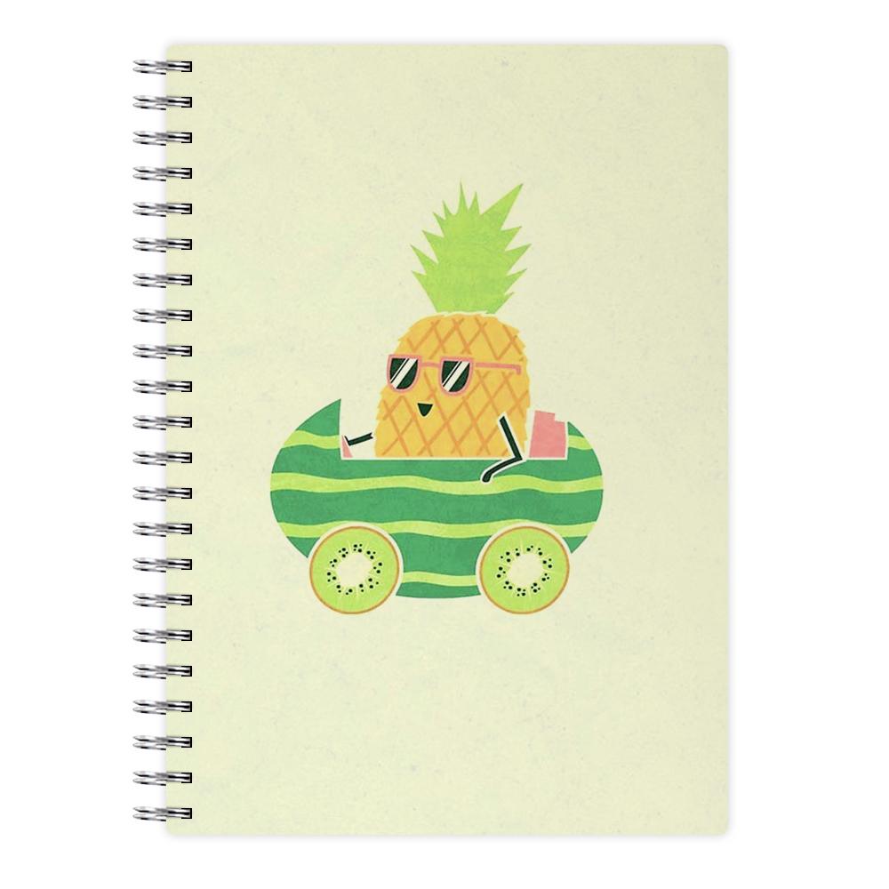 Summer Drive Pineapple Notebook - Fun Cases