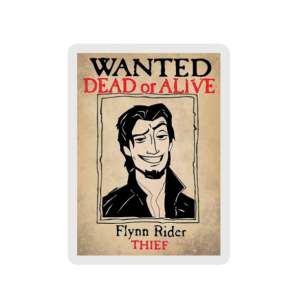 Wanted Dead Or Alive - Tangled  Sticker