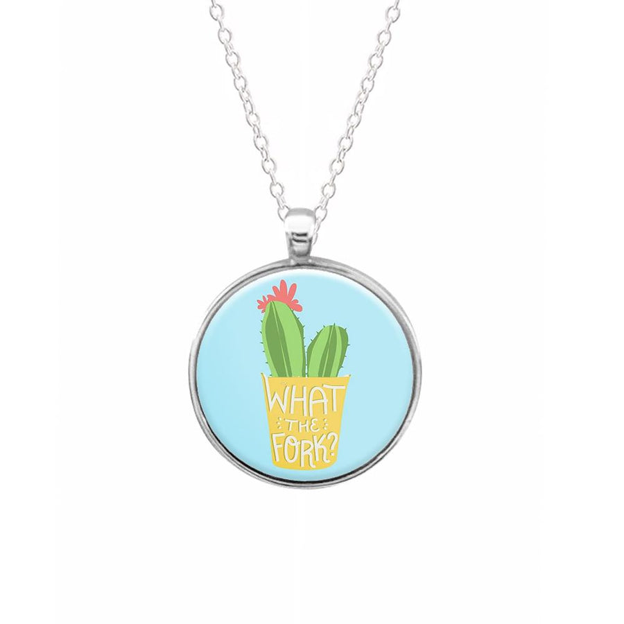 What The Fork Cactus - The Good Place Keyring - Fun Cases
