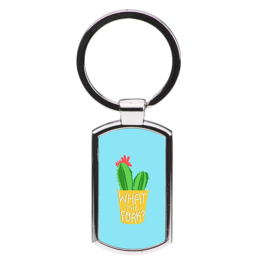 What The Fork Cactus - The Good Place Luxury Keyring