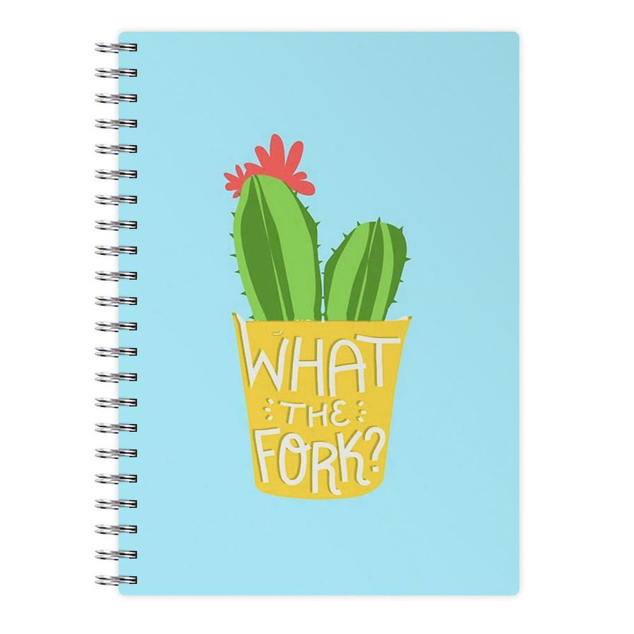 What The Fork Cactus - The Good Place Notebook - Fun Cases